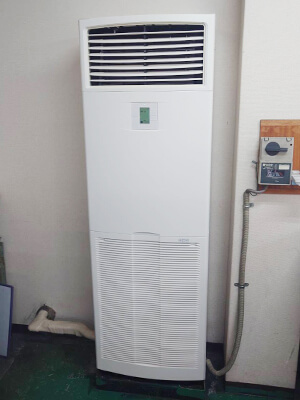 大阪府東大阪市での業務用エアコン設置工事実績