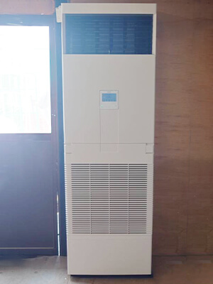 大阪府堺市南区 工場 日立床置きエアコン設置写真