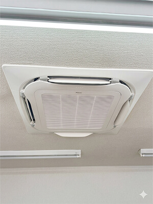 東京都文京区での業務用エアコン設置工事実績